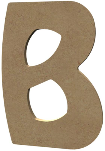 Gomille MDF Letter B 15 cm