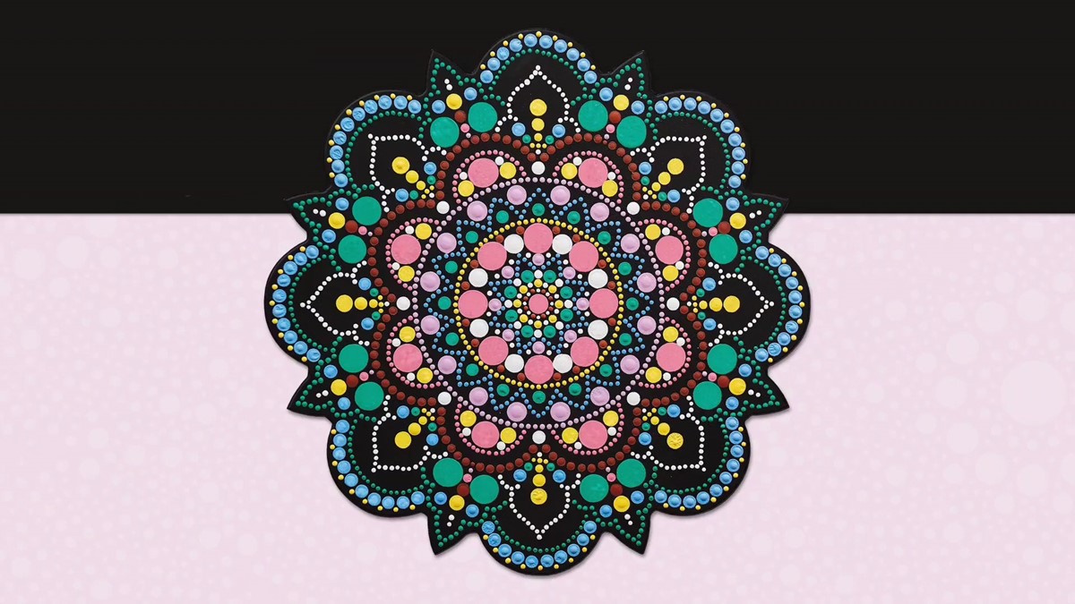 Dot Painting met de complete set van Aladine