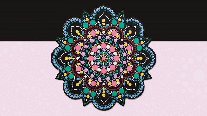 Dot Painting met de complete set van Aladine