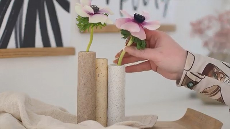 Vazen met FIMO Botanical klei