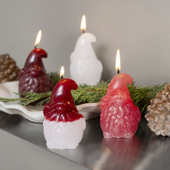 Gnome kaarsen gieten met paraffinewas