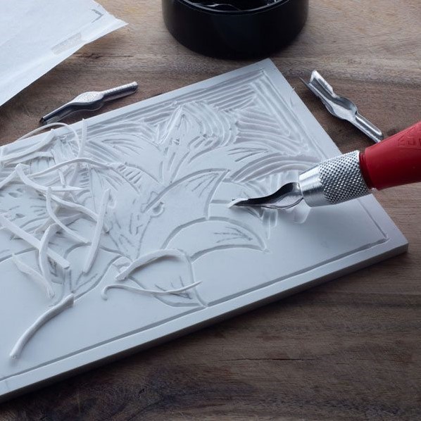 Welke lino plaat kies je voor linoleum snijden?
