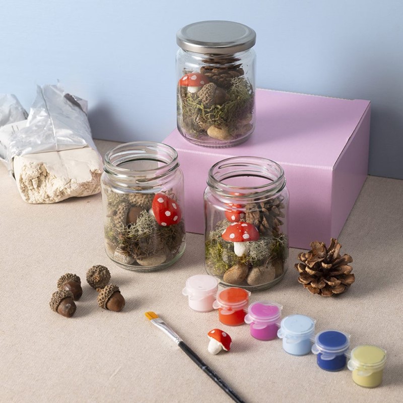 Bosdiorama maken met natuurlijke materialen