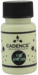 Cadence Glow in the Dark Verf 50 ml Natuurlijk Groen