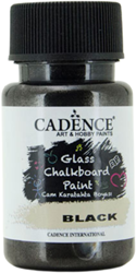 Cadence Glass Chalkboard Paint 50 ml Black