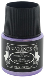 Cadence Glas- en Porseleinverf Metallic 45 ml Lila