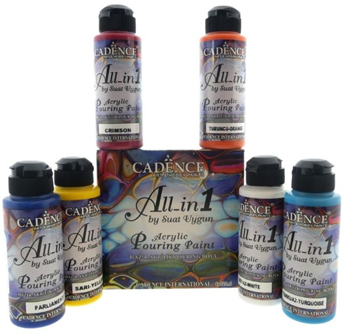 Cadence All in One Pouring Medium Set 6x120 ml