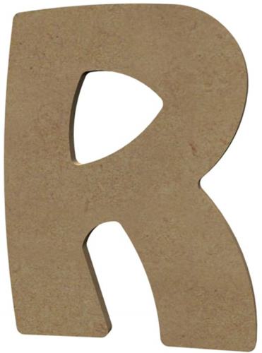 Gomille MDF Letter R 15 cm