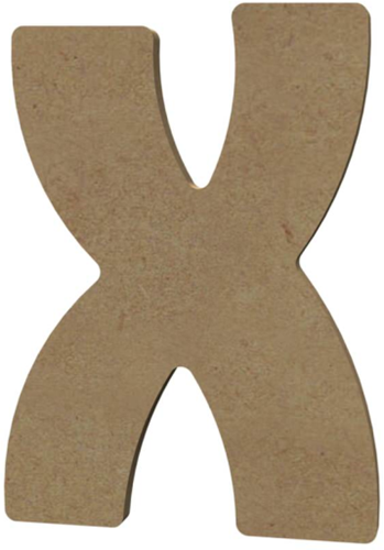 Gomille MDF Letter X 15 cm