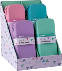 Apli Display Pencil Case Soft Nordic Rectangle