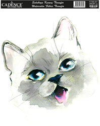 Cadence Textiel Transfer Aquarel KTSB-007 25x35 cm Kat