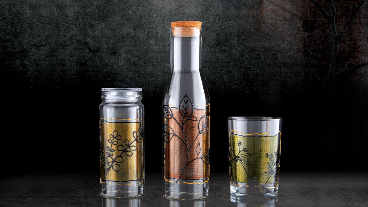 Cadence metallic glasverf en contourverf
