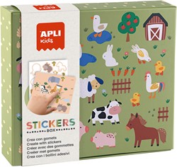 Apli Sticker Spel Dieren in Habitat