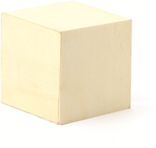 GC Houten Kubus 5x5x5 cm