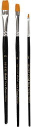 CC Gold Line Acryl Penselen Plat Set 3 stuks