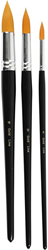 CC Gold Line Acryl Penselen Rond Set Groot 3 stuks