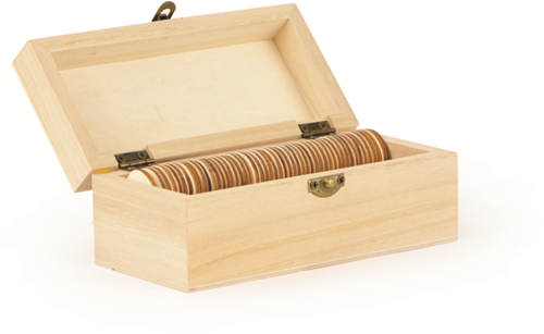 GC Houten Kistje met Harten 15x6x7 cm