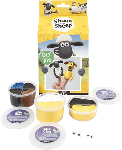 CC DIY Boetseerset Shaun Vingerpoppen