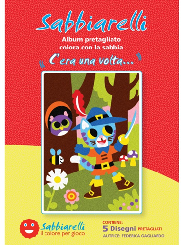 Sabbiarelli  Zandschilderen Album Sprookjes 15x20 cm 5 stuks