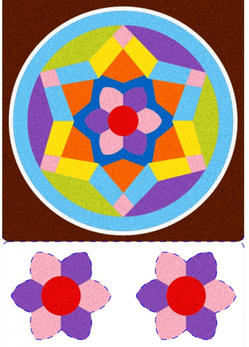 Sabbiarelli  Zandschilderen Album Mandala's 15x20 cm 5 stuks-2