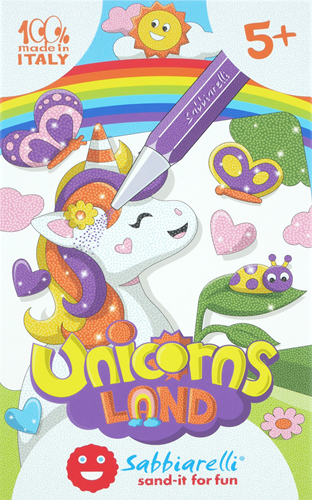Sabbiarelli Zandschilderen Set Unicorns Land 14x21 cm