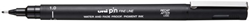 Uni Pin Fineliner Zwart 1,0 mm