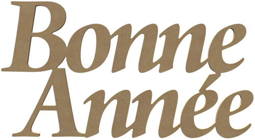 Gomille MDF Bonne Annee 58 cm