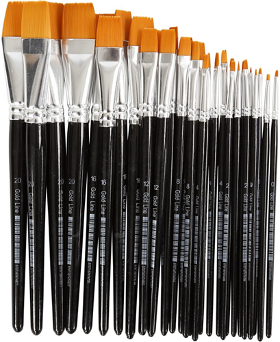 CC Gold Line Acryl Penselen All-round Set 30 stuks