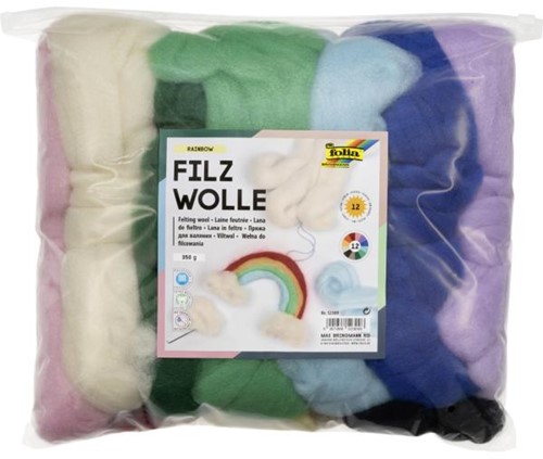 Folia Sprookjesachtige Viltwol - 12 Kleuren