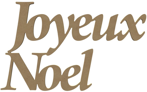 Gomille MDF Joyeux Noel 58 cm