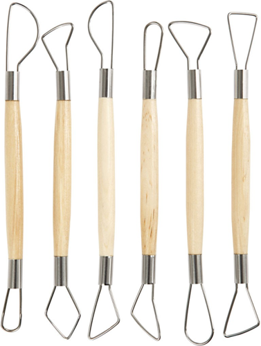 CC Ribbon Tool Set, round edges, L: 20 cm, 6 pc/ 1 pack