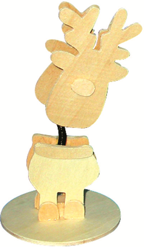 GC Houten Memoclip Fotohouder Rendier 14 cm