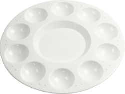 Artistline Palet Rond Plastic 11 vakken