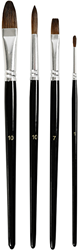 CC Aquarelpenselen Set 4 stuks