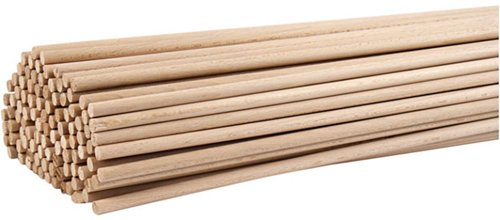 CC Houten Bloemstokken 60 cm × 8mm 10 stuks