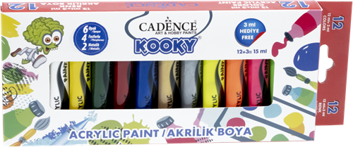 Cadence Kooky Acrylverf Set 12x15 ml