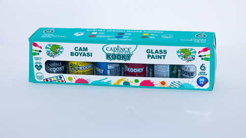 Cadence Kooky Glass Paint Set 6x30 ml