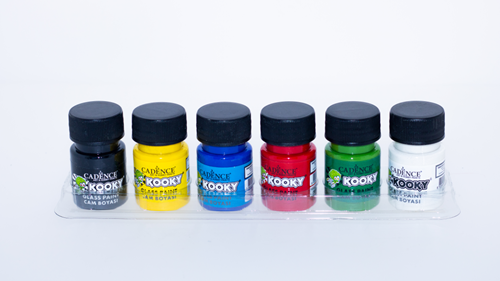 Cadence Kooky Glass Paint Set 6x30 ml-2