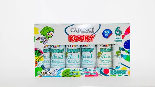 Cadence Kooky Pouring Paint 6x70 ml