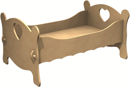 Gomille MDF Bed 23x31x47 cm
