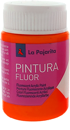 La Pajarita Fluor Acrylverf Oranje 35 ml