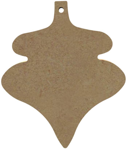 Gomille MDF Figuur Kerst Druppel 10 cm