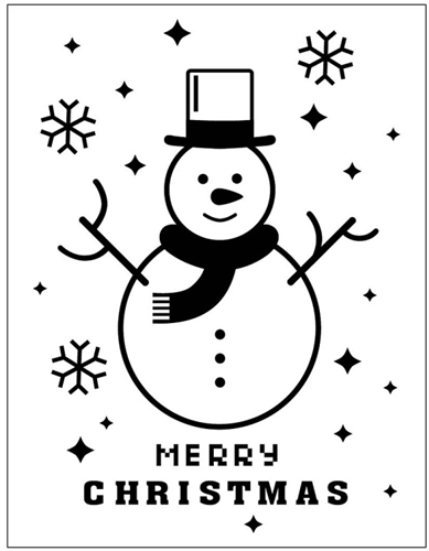 CC Embossing Folder Sneeuwpop 11x14 cm