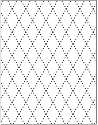 CC Embossing Folder, rhombus, size 11x14 cm, thickness 2 mm, 1 pc