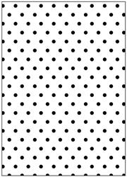 CC Embossing Folder, polka dot, size 13x18,5 cm, thickness 2 mm, 1 pc