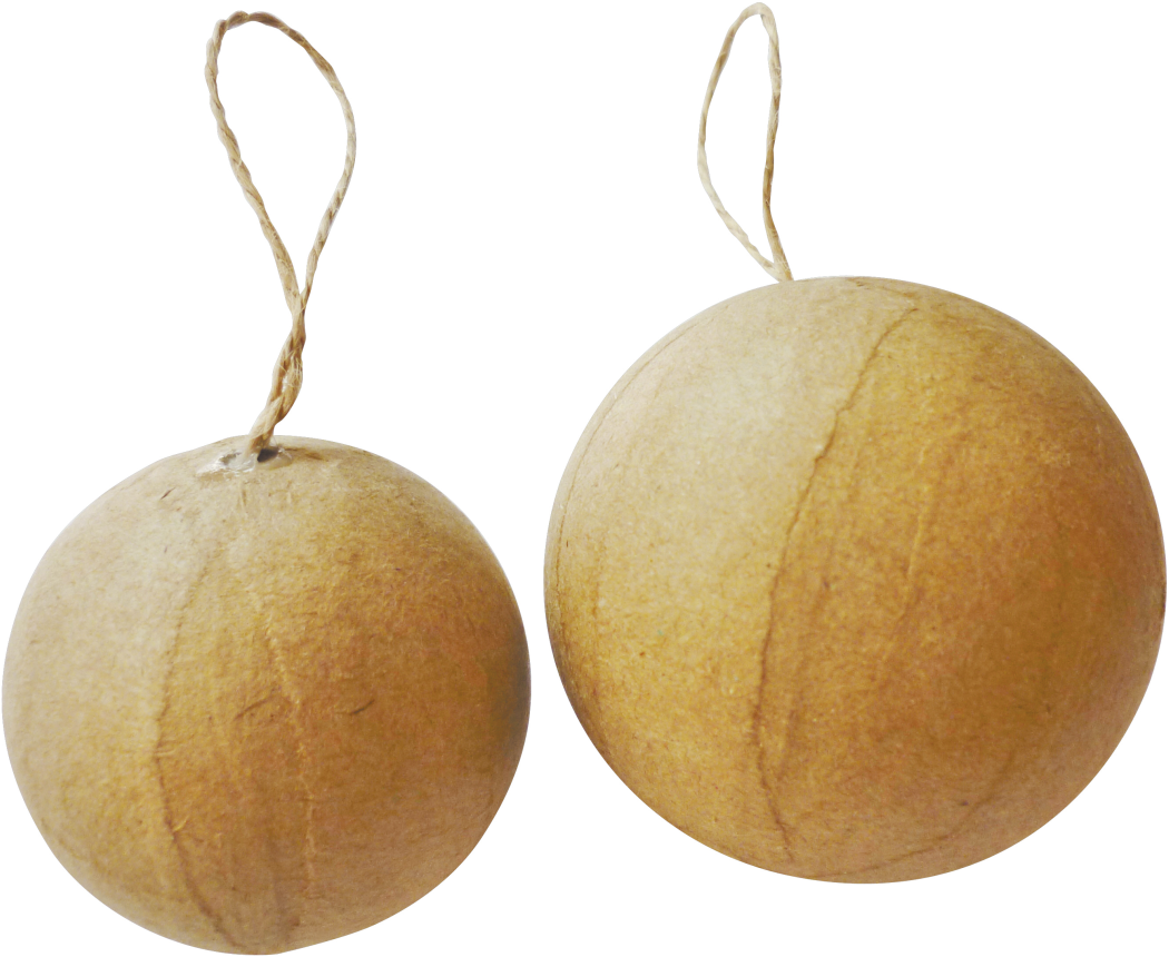 GC Papier Maché Kerstballen 56 cm 40 stuks hobbygroep