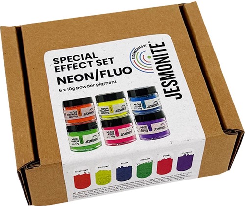 Jesmonite Special Effect Set Neon/Fluo 10g 6 pieces