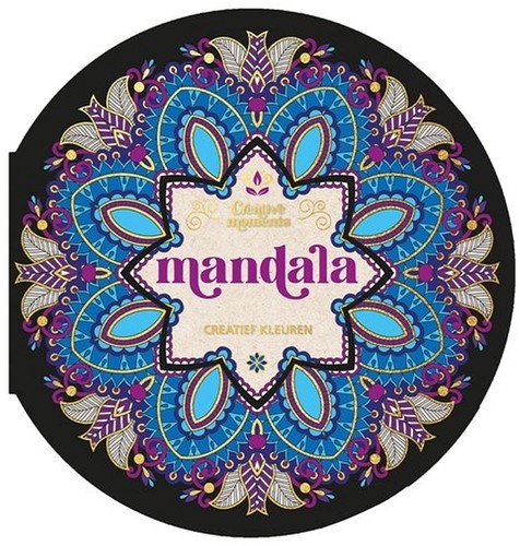 Coloring Book - Mandala L: 24 x W: 24 x D: 1.9 cm