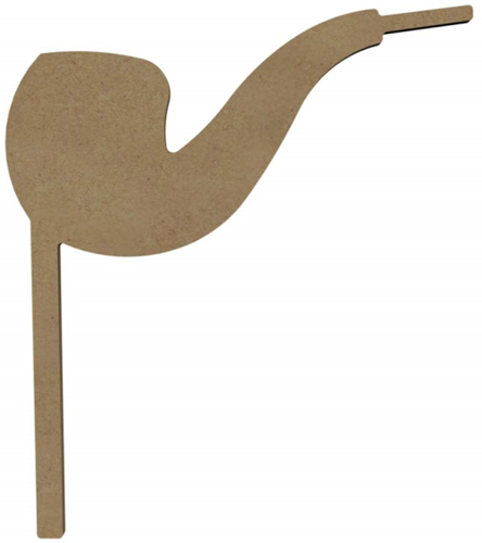 MDF Figuur Props Pijp 26 cm