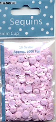 Pailletten 6 mm Roze 10gr